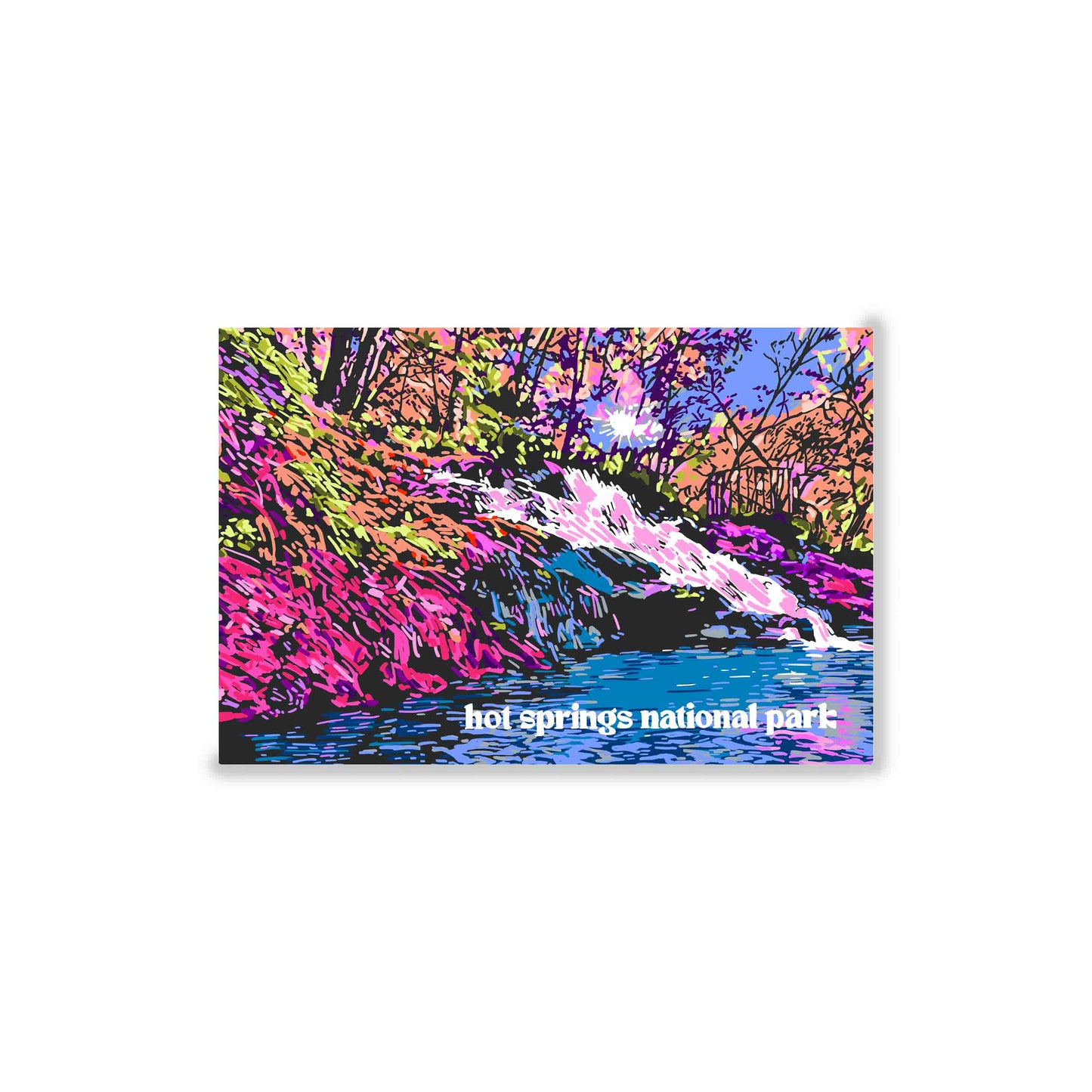 Hot Springs Postcard