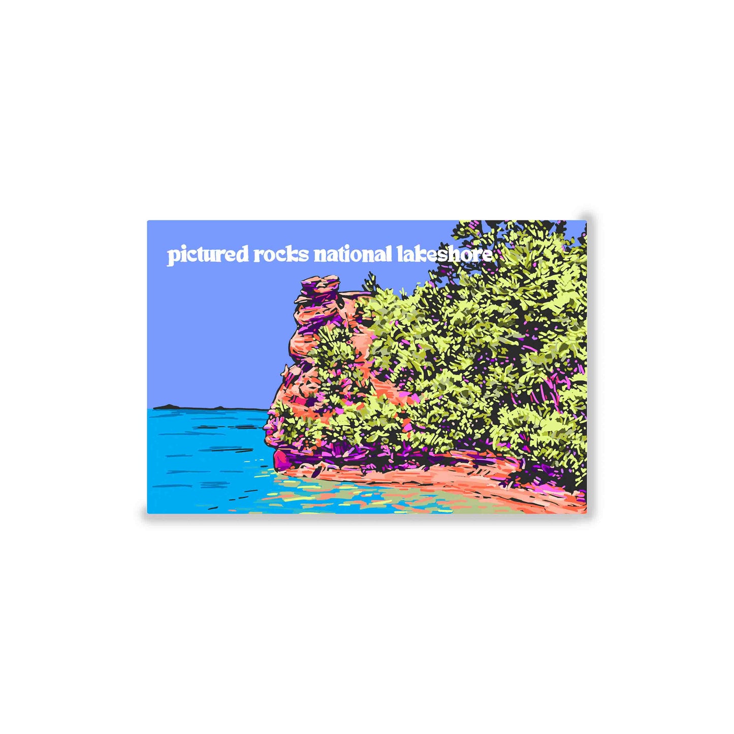 Pictured Rocks Postcard