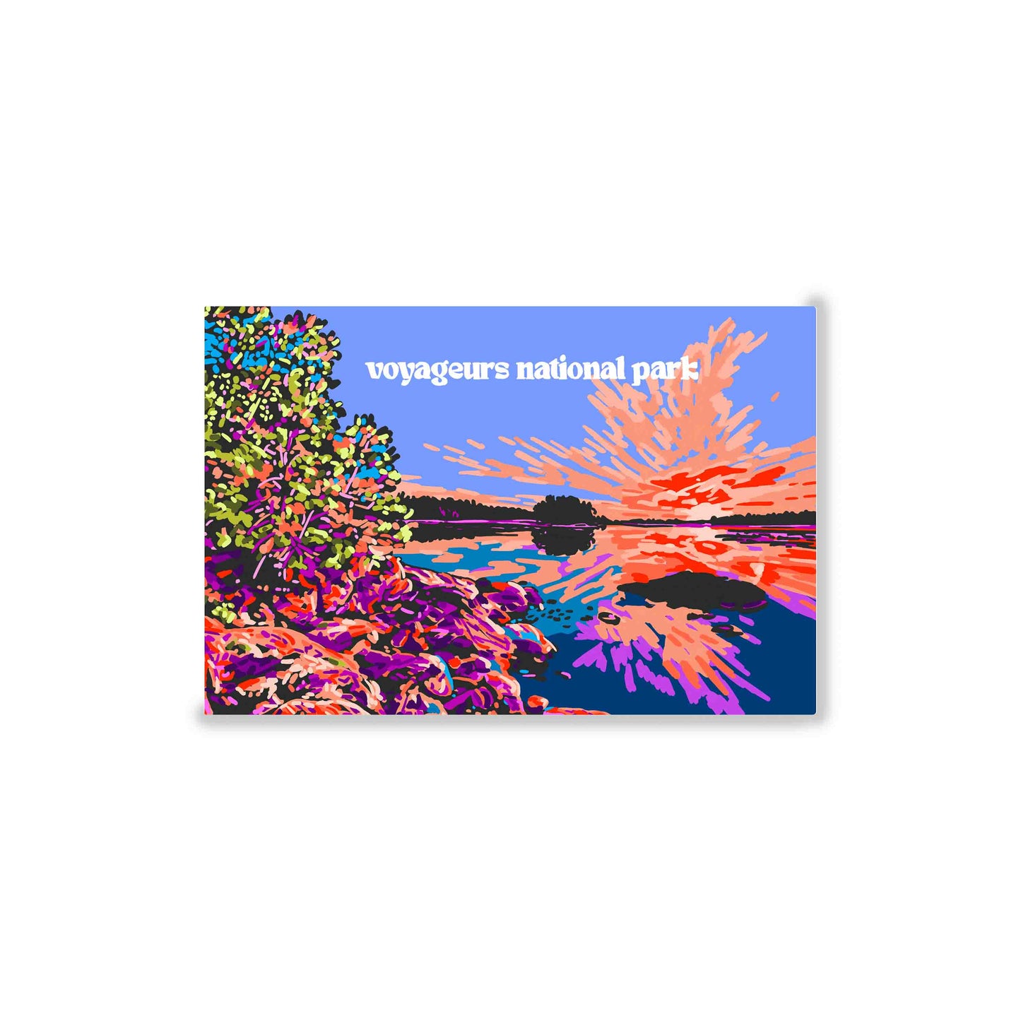 Voyageurs Postcard