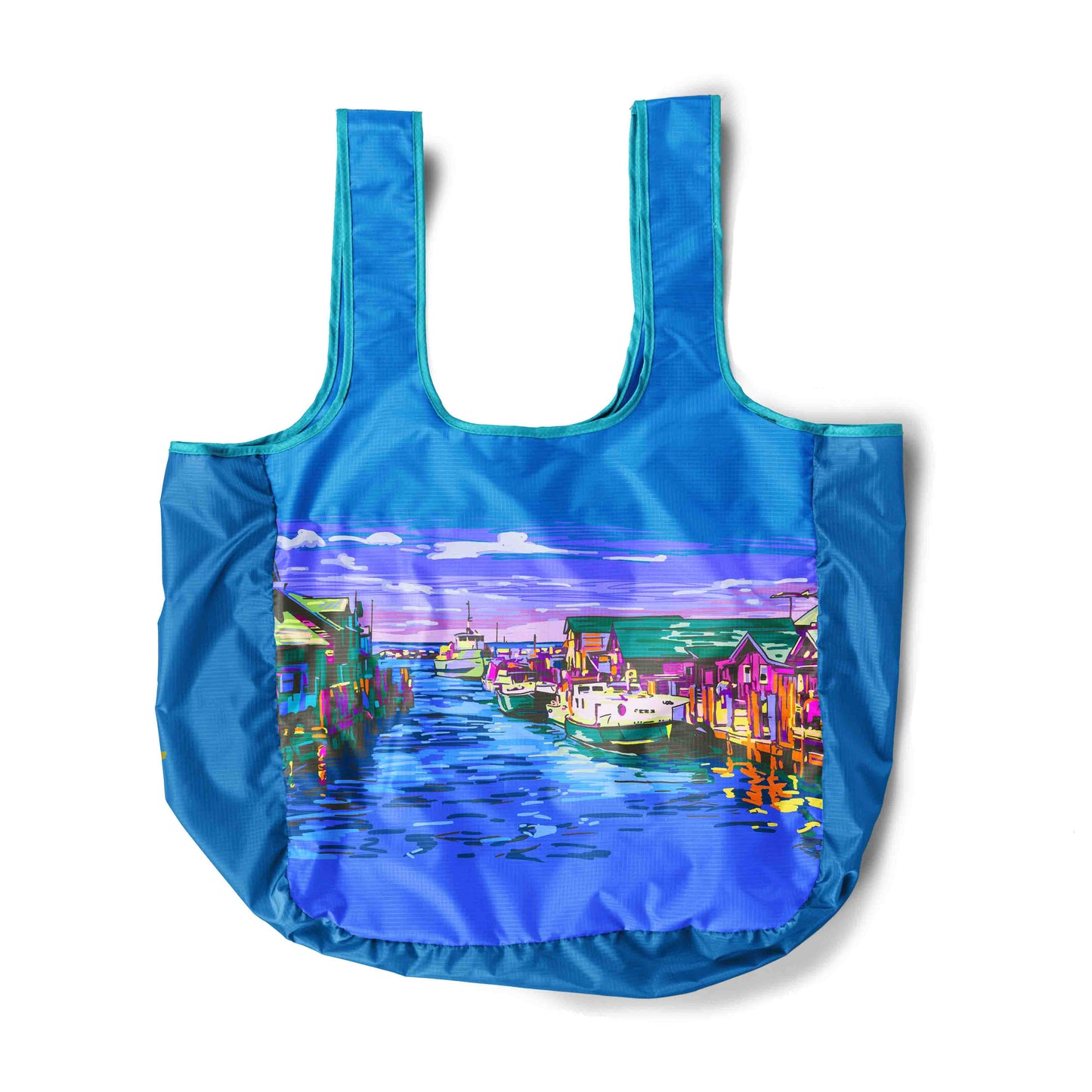 A Dam Good View of Fishtown Recycled Ripstop Tote