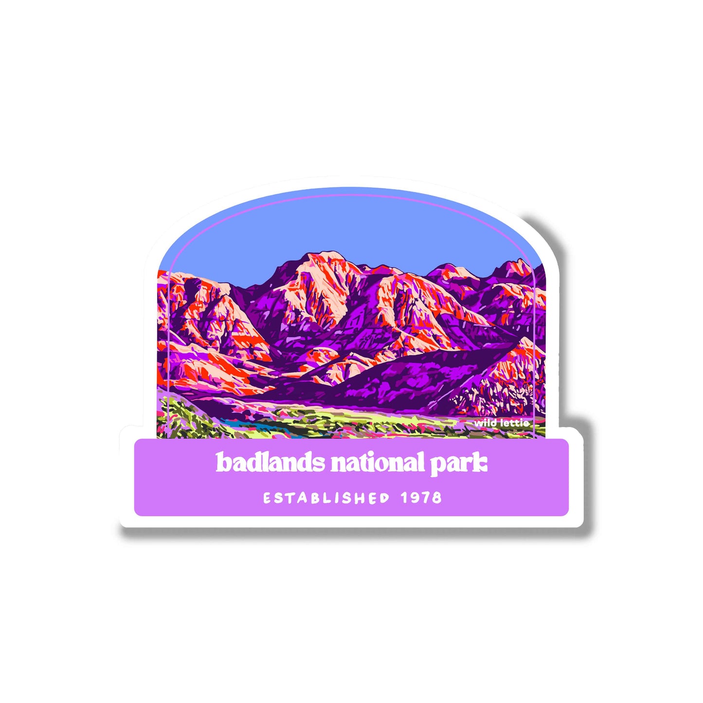 Badlands Sticker
