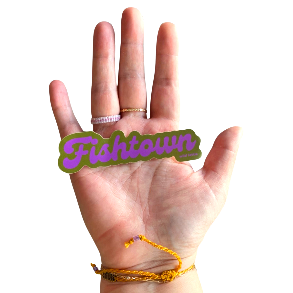 Fishtown Script Sticker