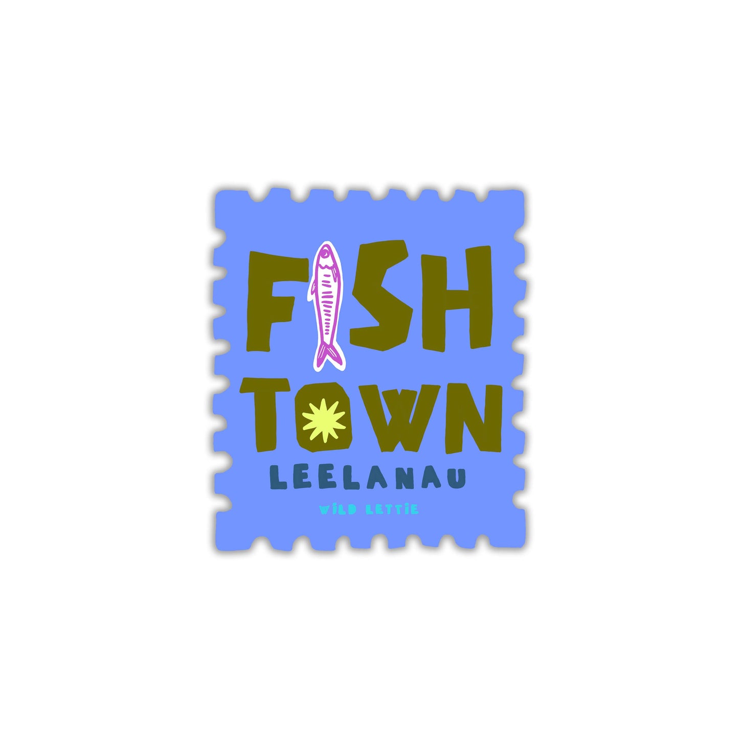 Fishtown Stamp Sticker