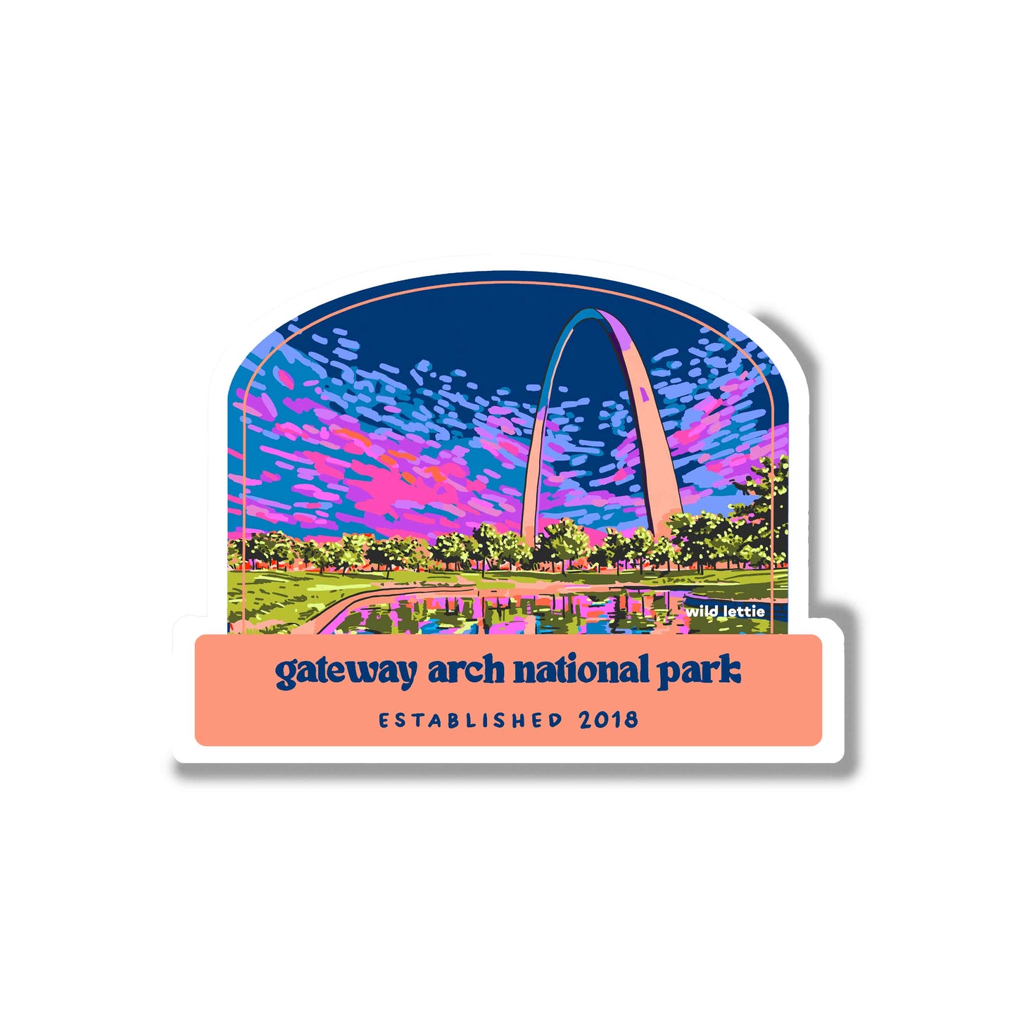 Gateway Arch Sticker