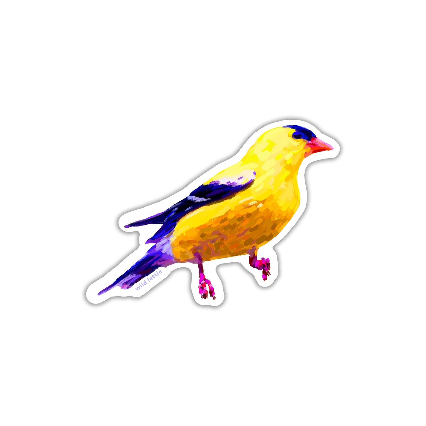 Gold Finch Sticker