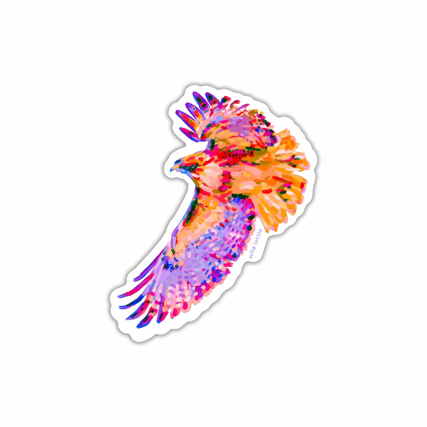 Red Tailed Hawk Sticker