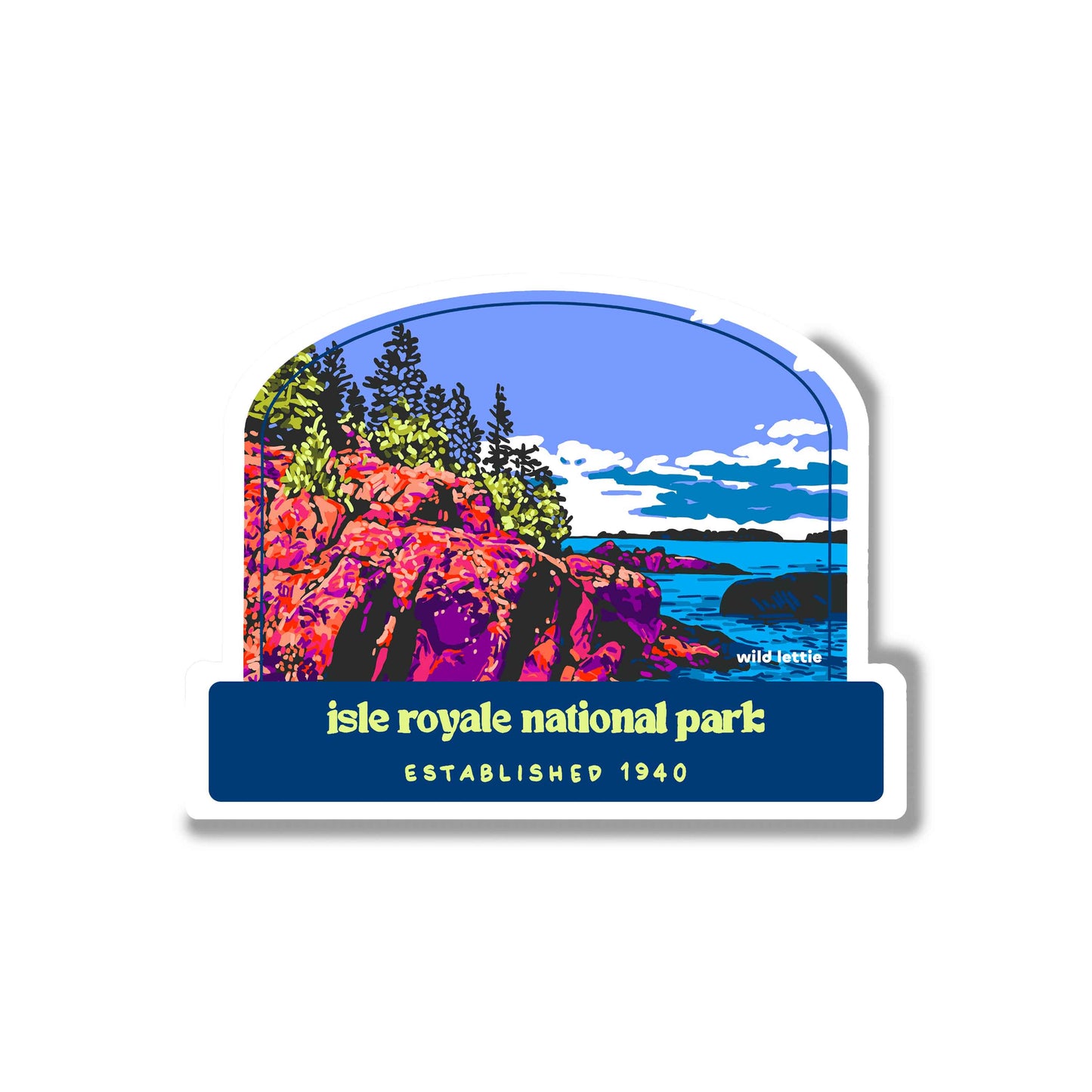 Isle Royale Sticker