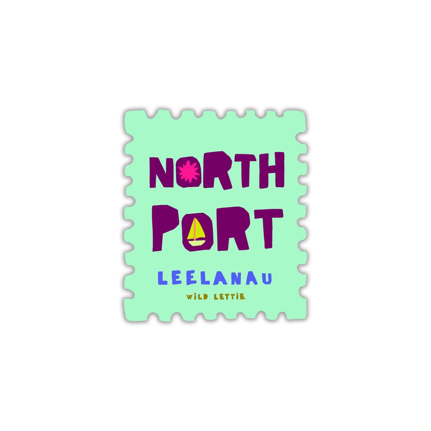Northport Stamp Sticker