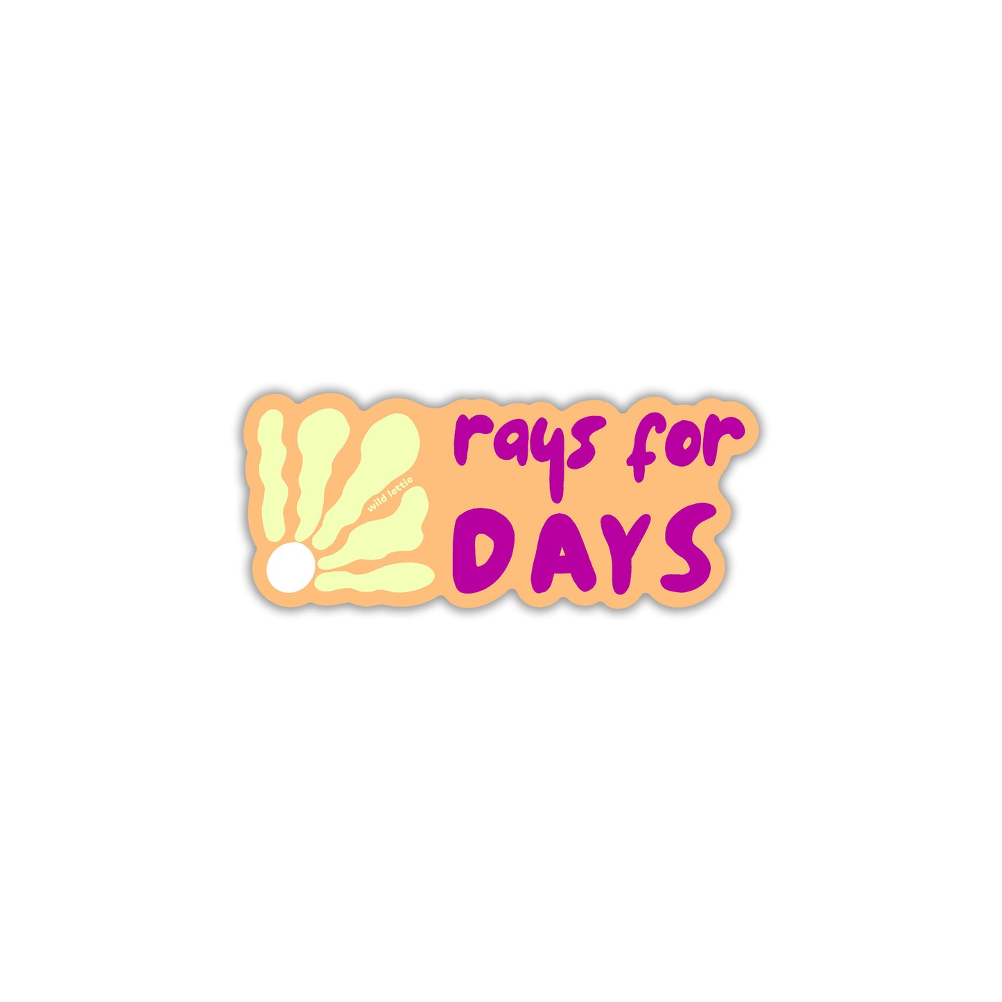 Rays For Days Sticker