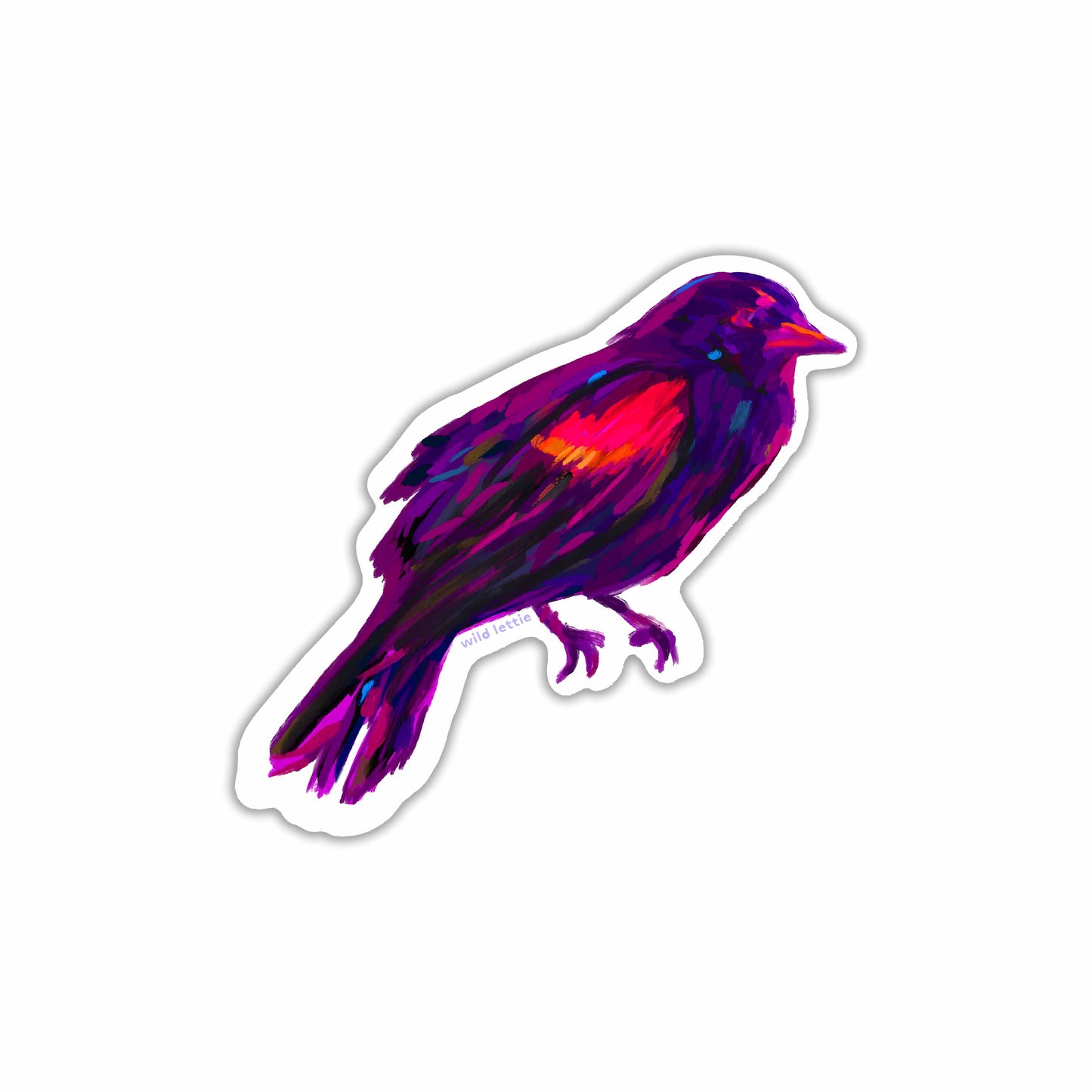 Red-Winged Blackbird Sticker