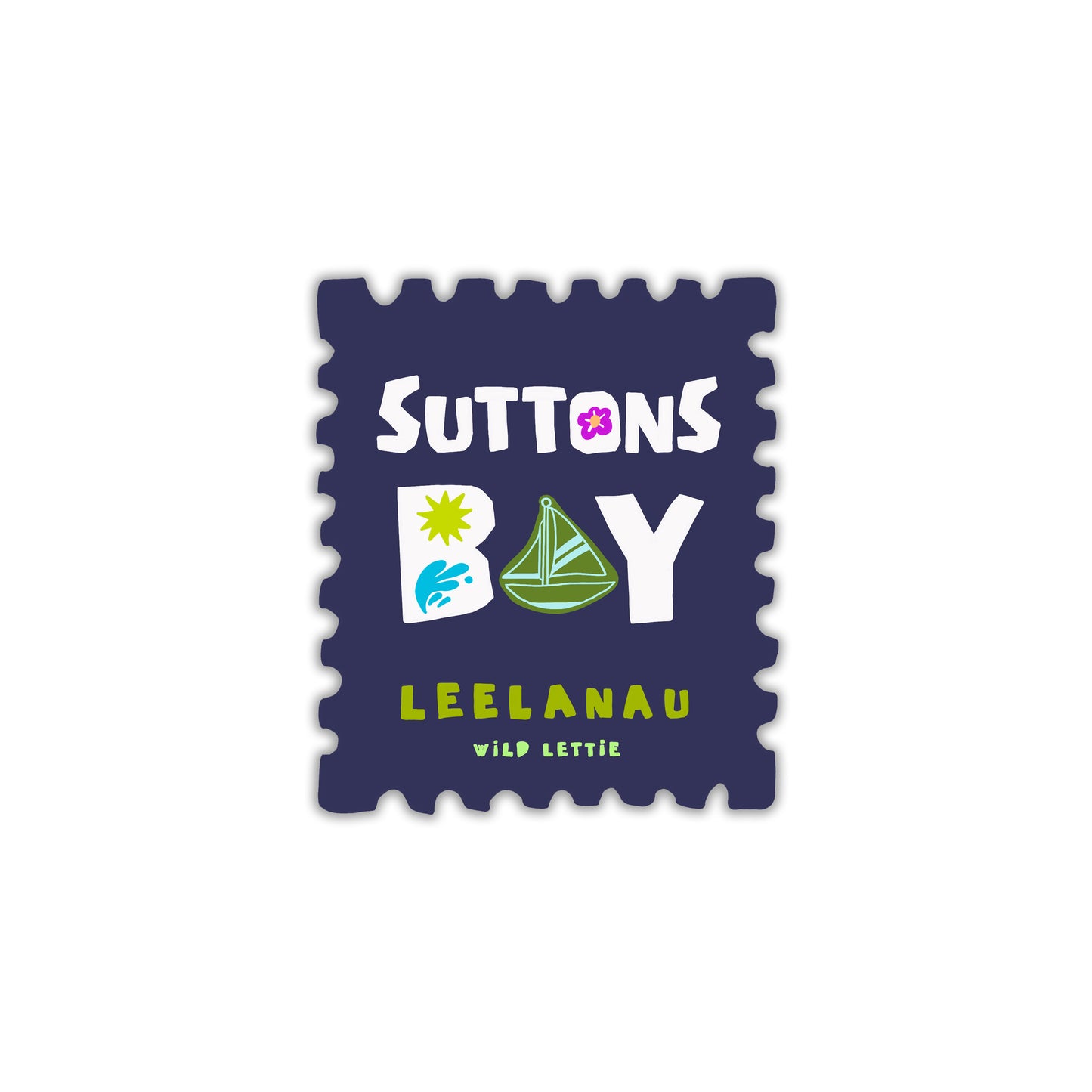 Suttons Bay Stamp Sticker