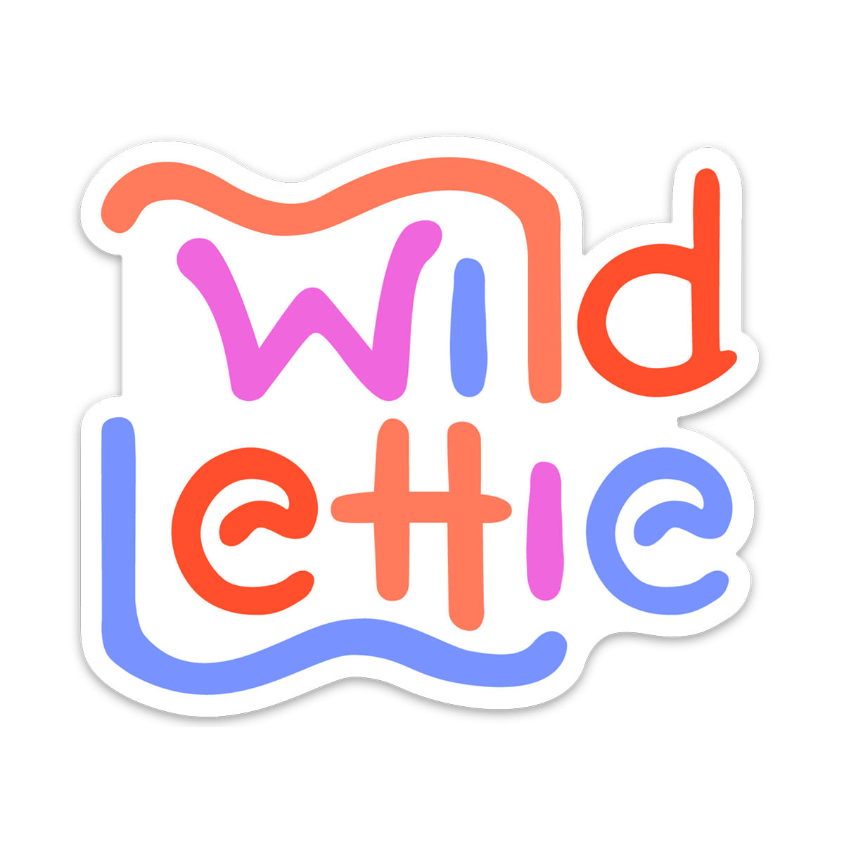 Wild Lettie Logo Sticker