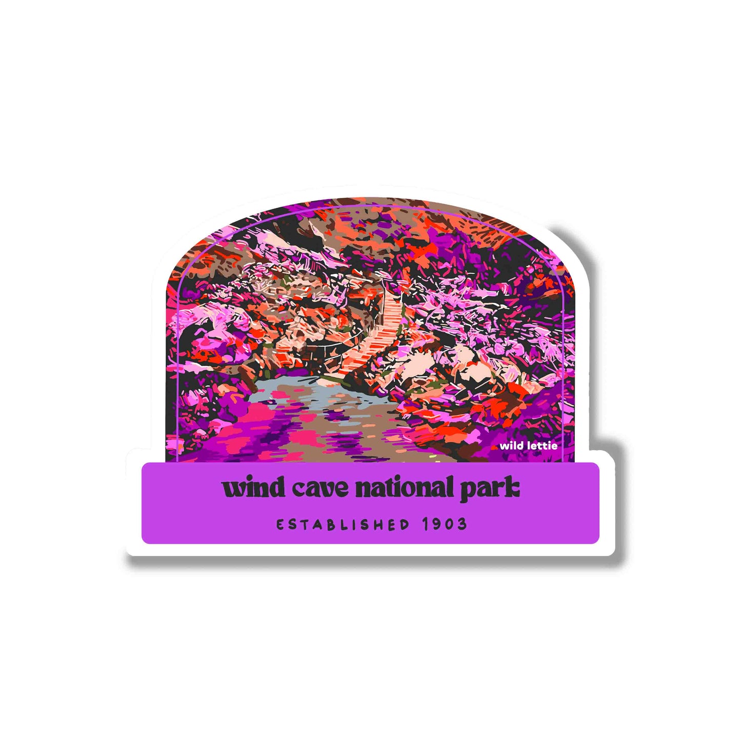 Wind Cave Sticker