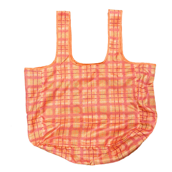 Load image into Gallery viewer, Orange Classic Plaid Tote Bag
