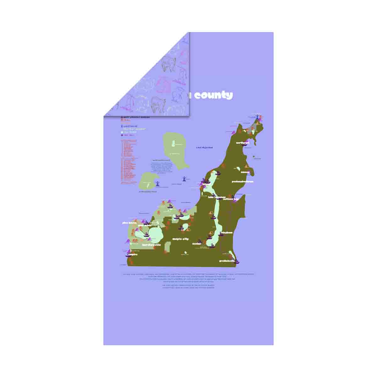 Leelanau County Camp Towel
