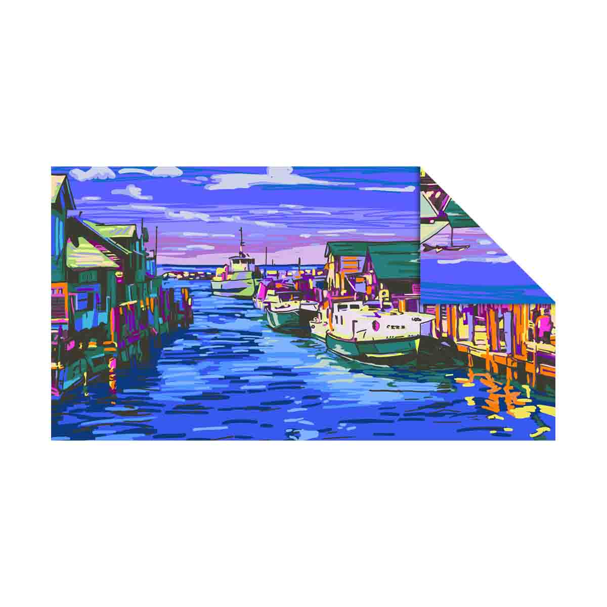 Dam View of Fishtown Camp Towel