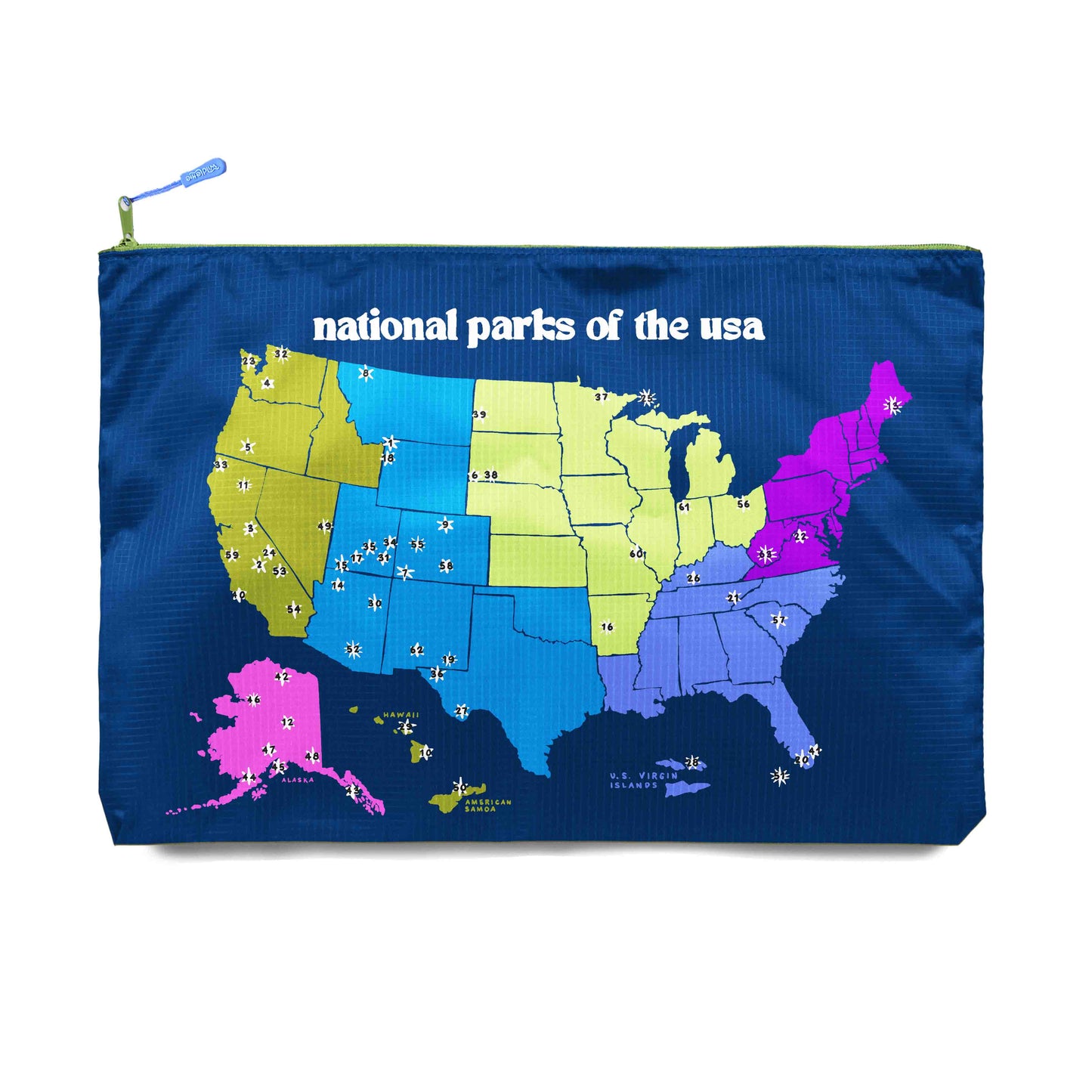National Parks Recycled XL Zip Bag