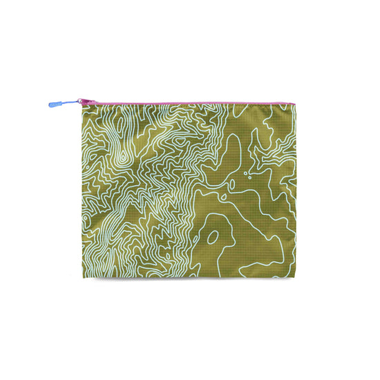 Fern Gully Good Harbor Recycled Zip Bag