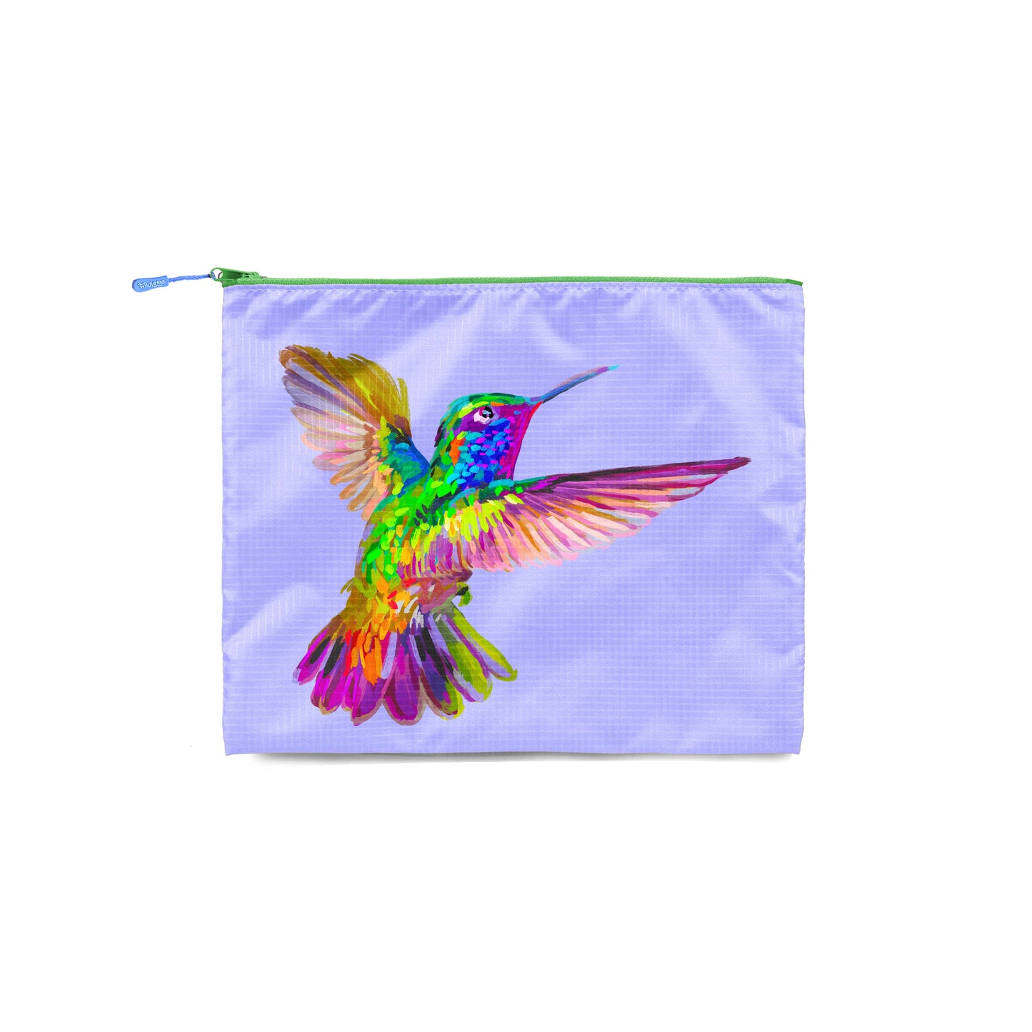 Hummingbird Recycled Zip Bag