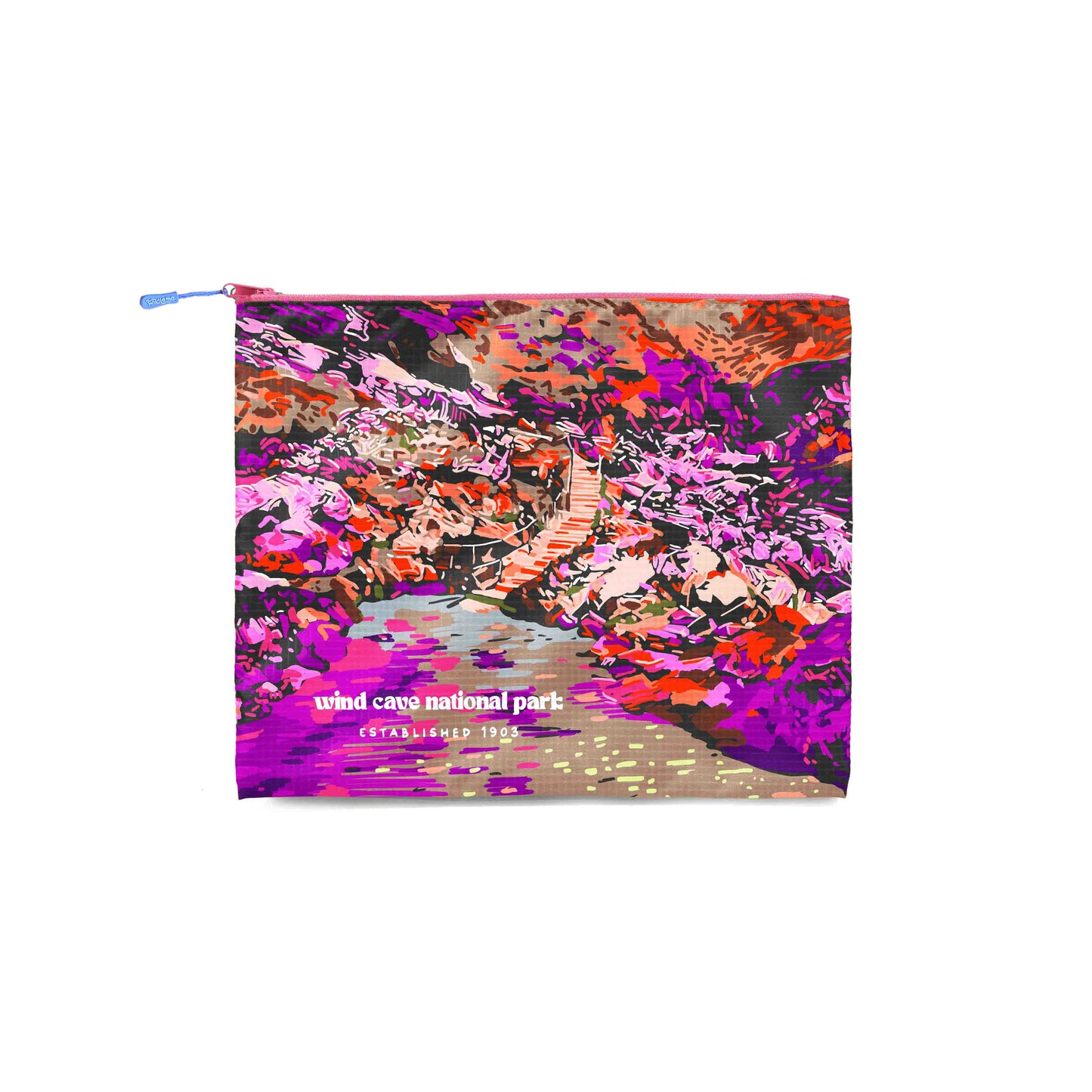 Wind Cave Recycled Zip Bag