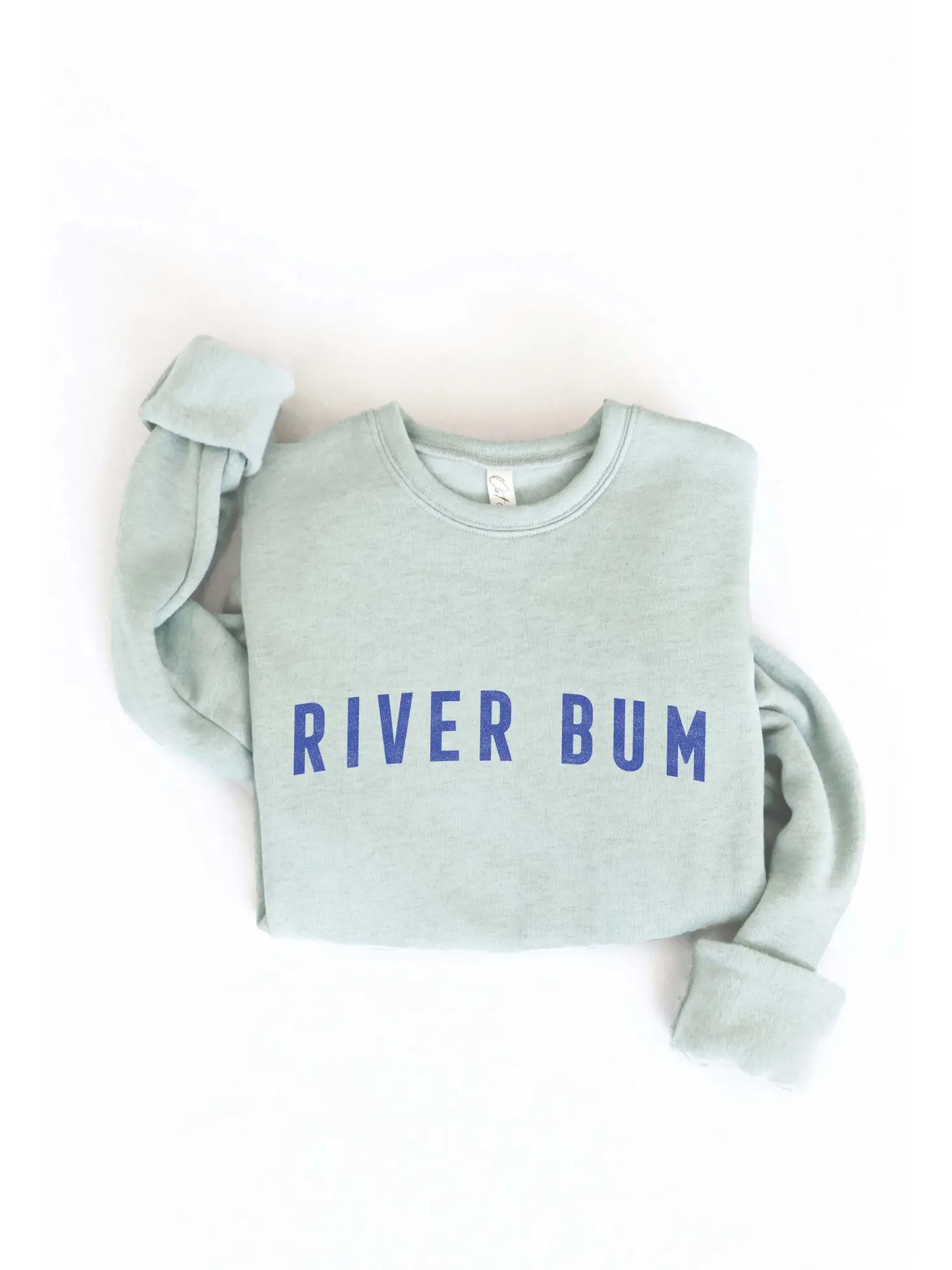RIVER BUM Graphic Sweatshirt - Dusty Sage