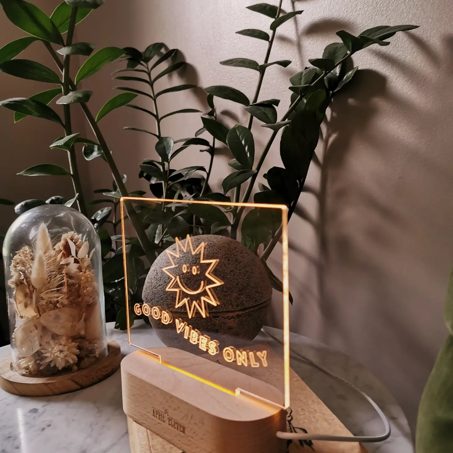 Good Vibes Only LED Night Light