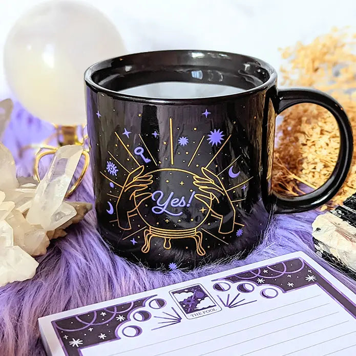 Load image into Gallery viewer, Mystic Messages Heat Changing Mug | Goddess Provisions
