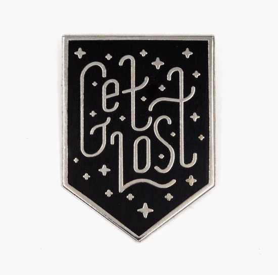 Load image into Gallery viewer, Get Lost Enamel Pin
