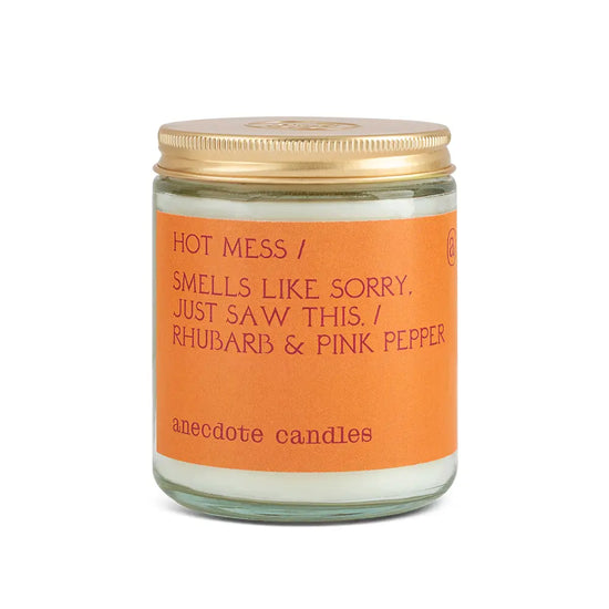 Hot Mess Candle (Rhubarb & Pink Pepper)