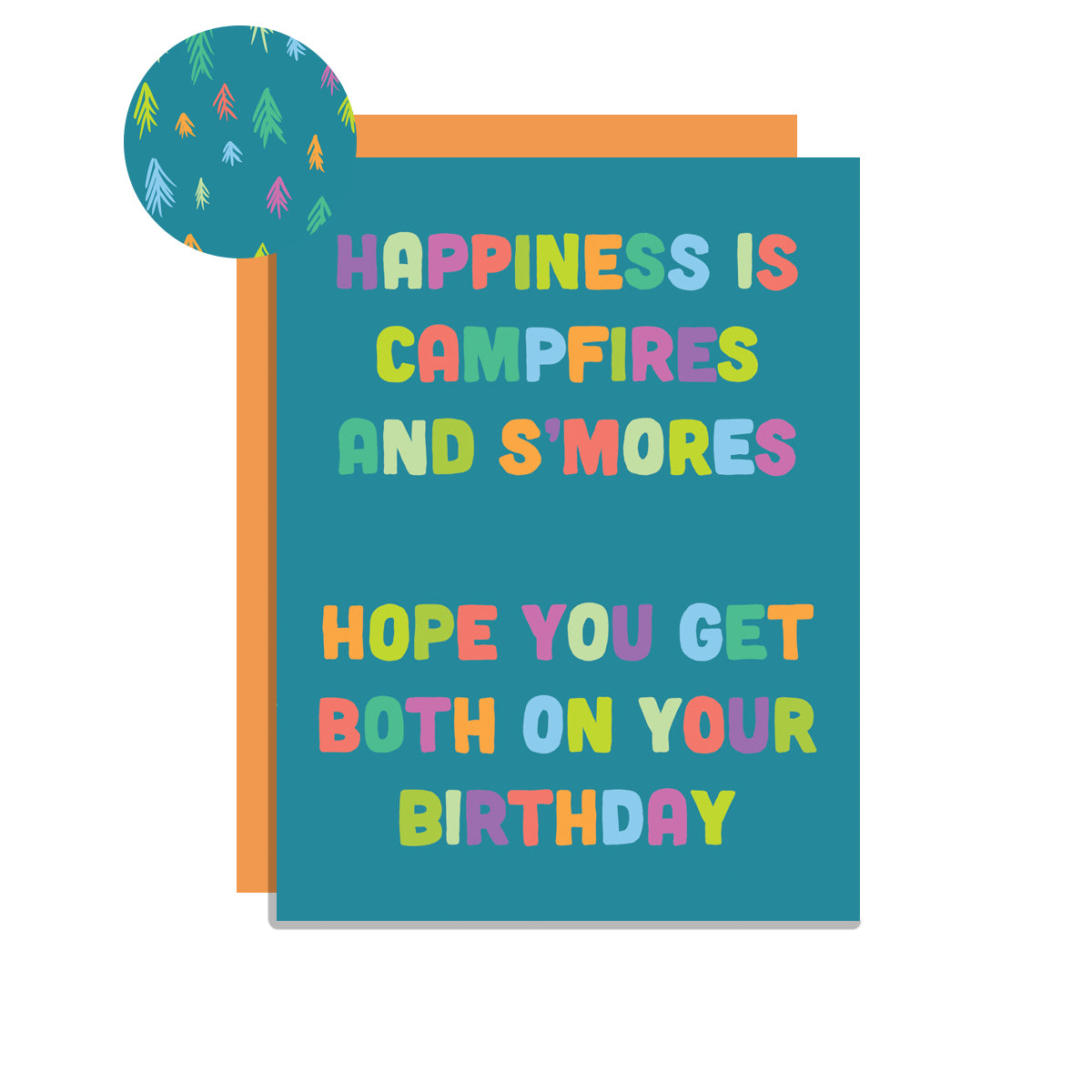 Happiness and S'mores Card