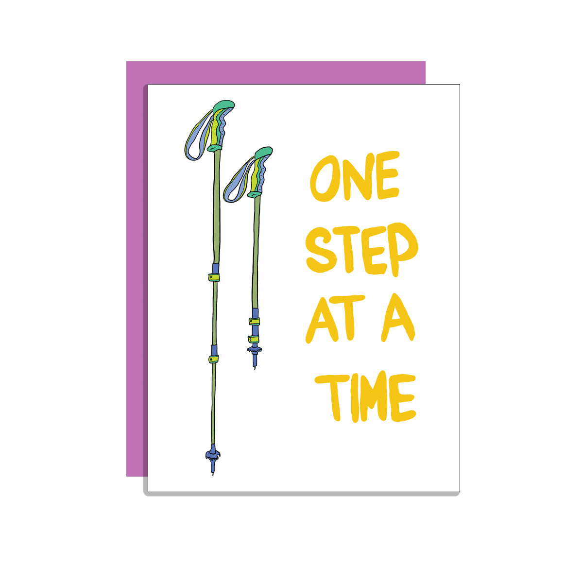One Step Card – Wild Lettie