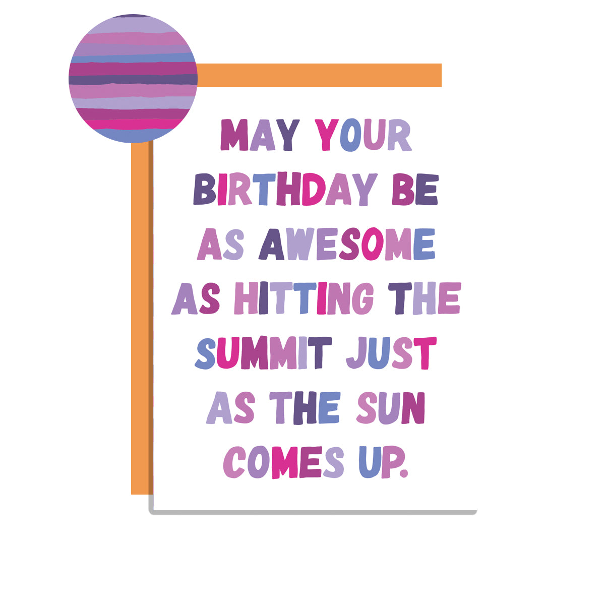 Summit Birthday Card