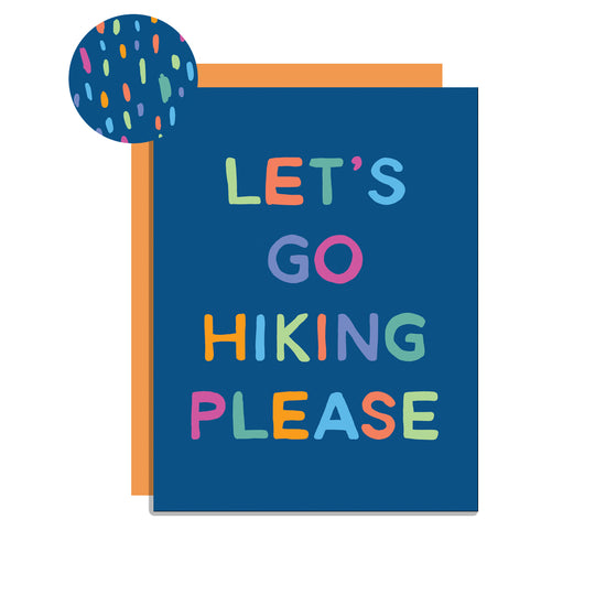 Hiking Please Card