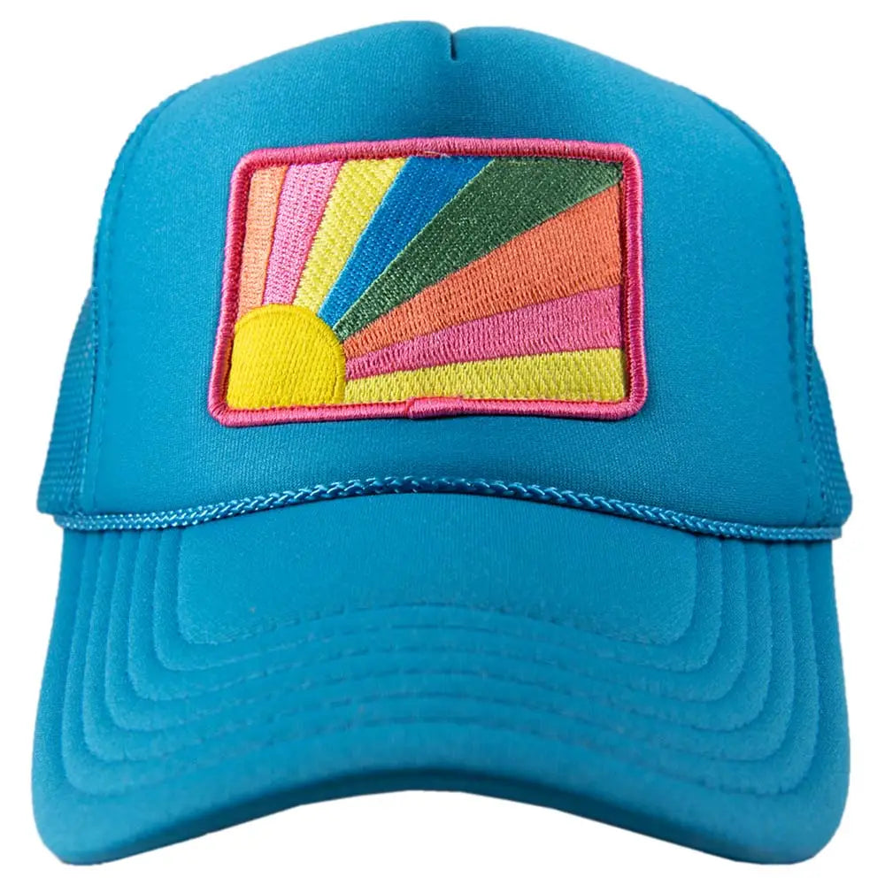Load image into Gallery viewer, Bursting Sunshine Patch Foam Trucker Hat
