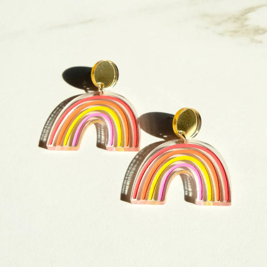Sunset Rainbow Earrings - Dangles
