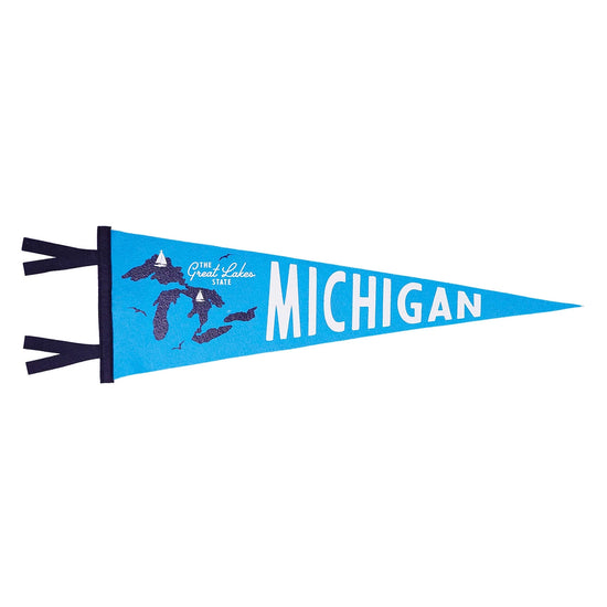Load image into Gallery viewer, Michigan Pennant
