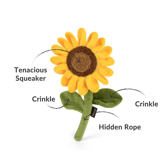 Blooming Buddies - Sassy Sunflower Dog Toy