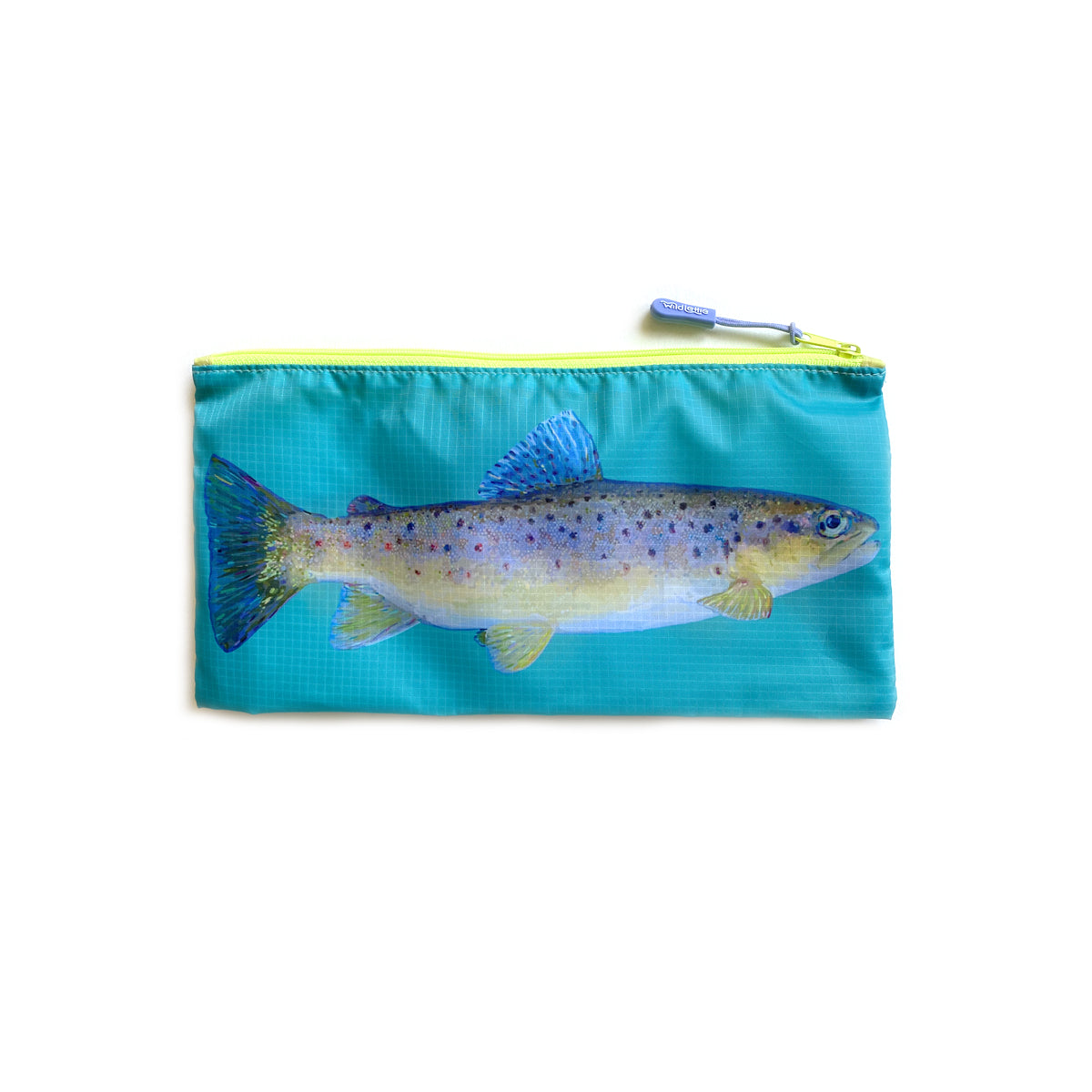 Load image into Gallery viewer, Brown Trout Large Zip Bag
