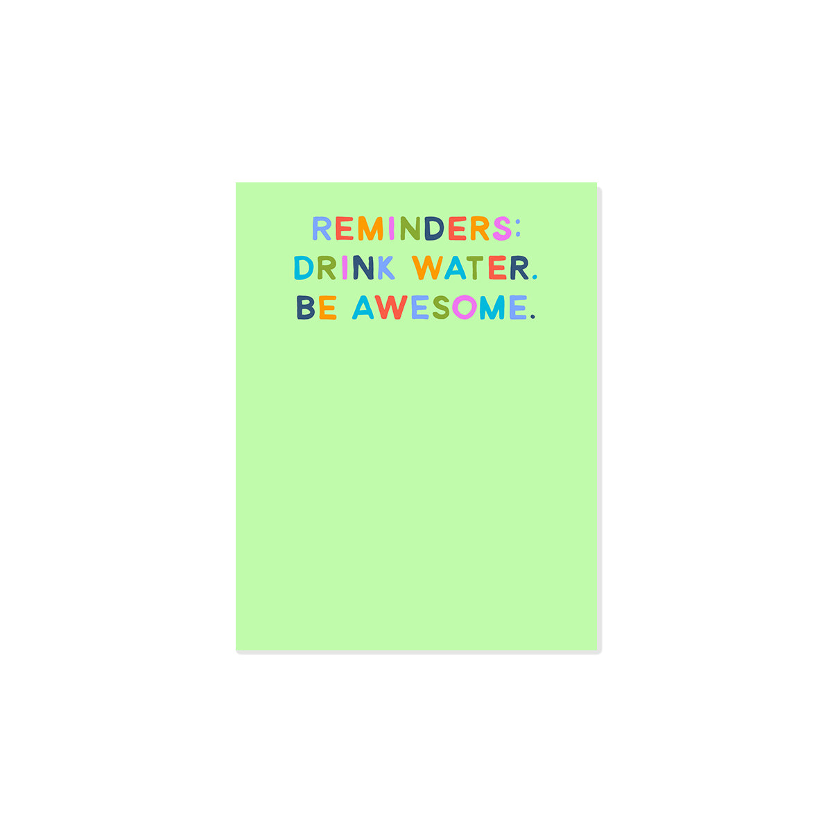 Small Reminders Notepad