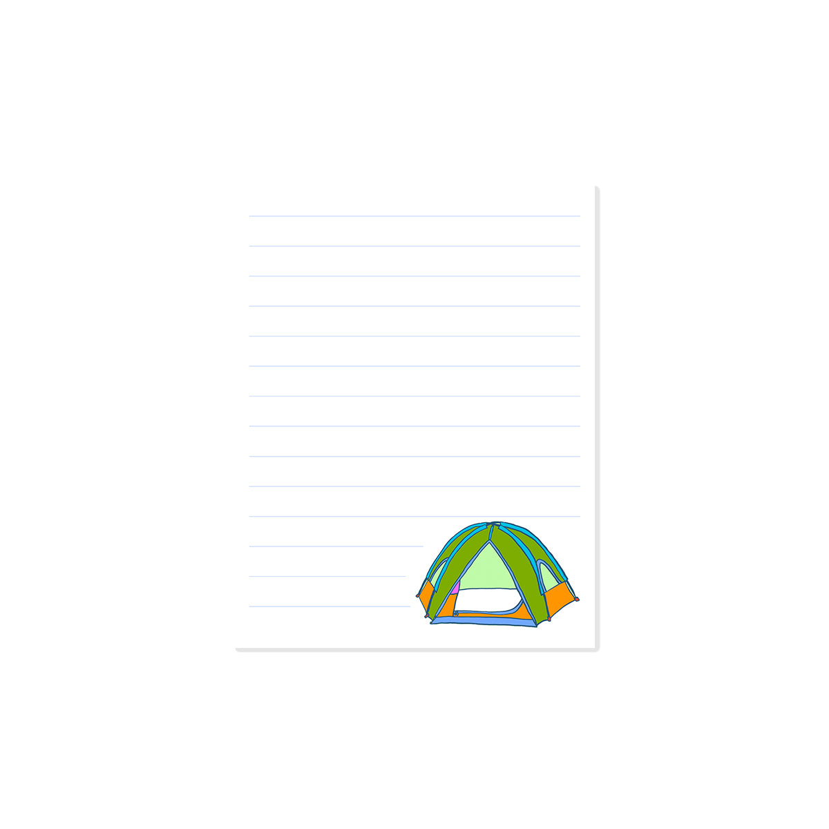 Small Tent Notepad