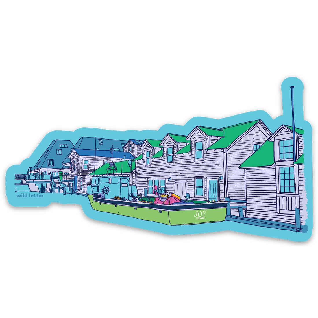Fishtown Sticker - Northern Michigan Sticker | Compass Paper Co. – Wild ...