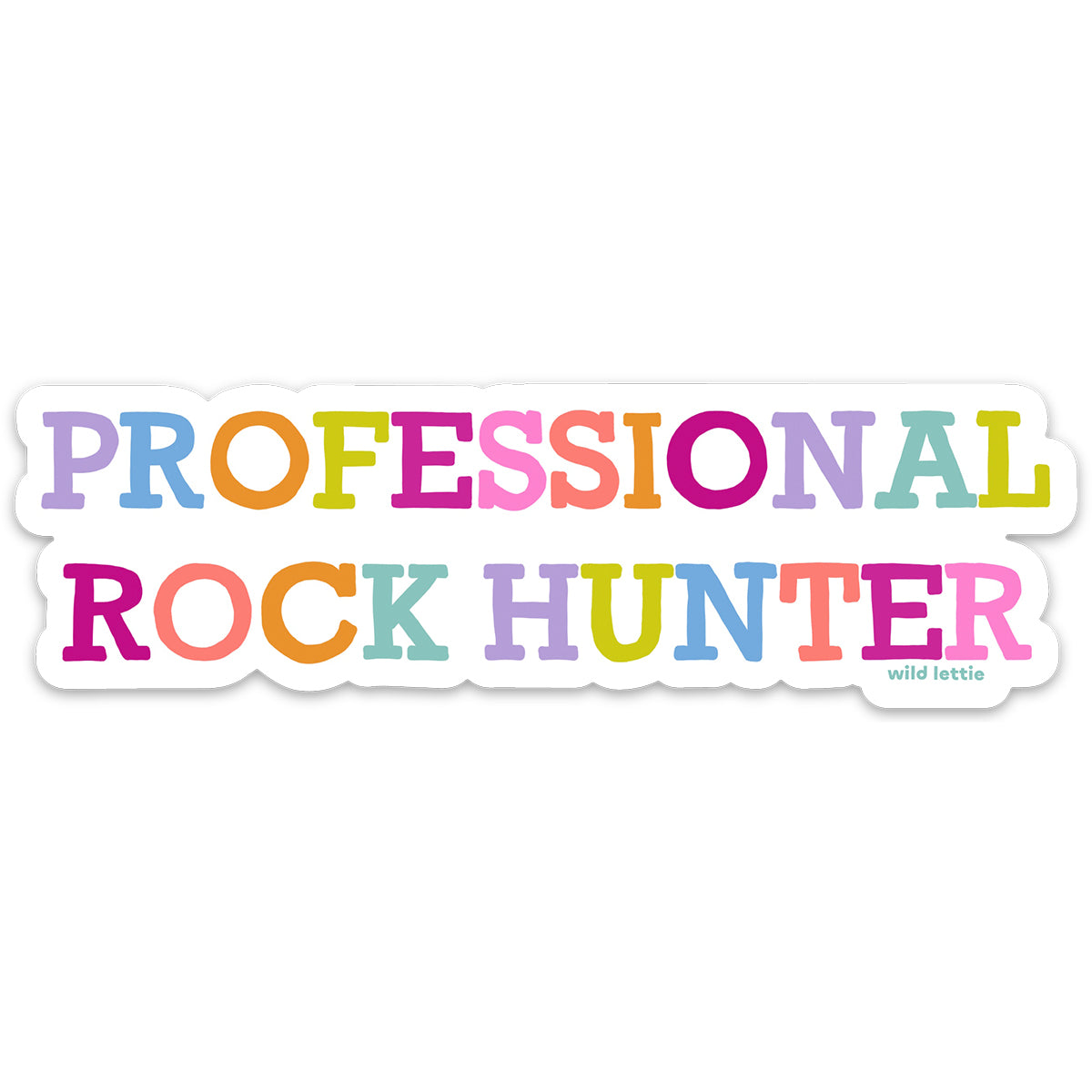 Rock Hunter Sticker