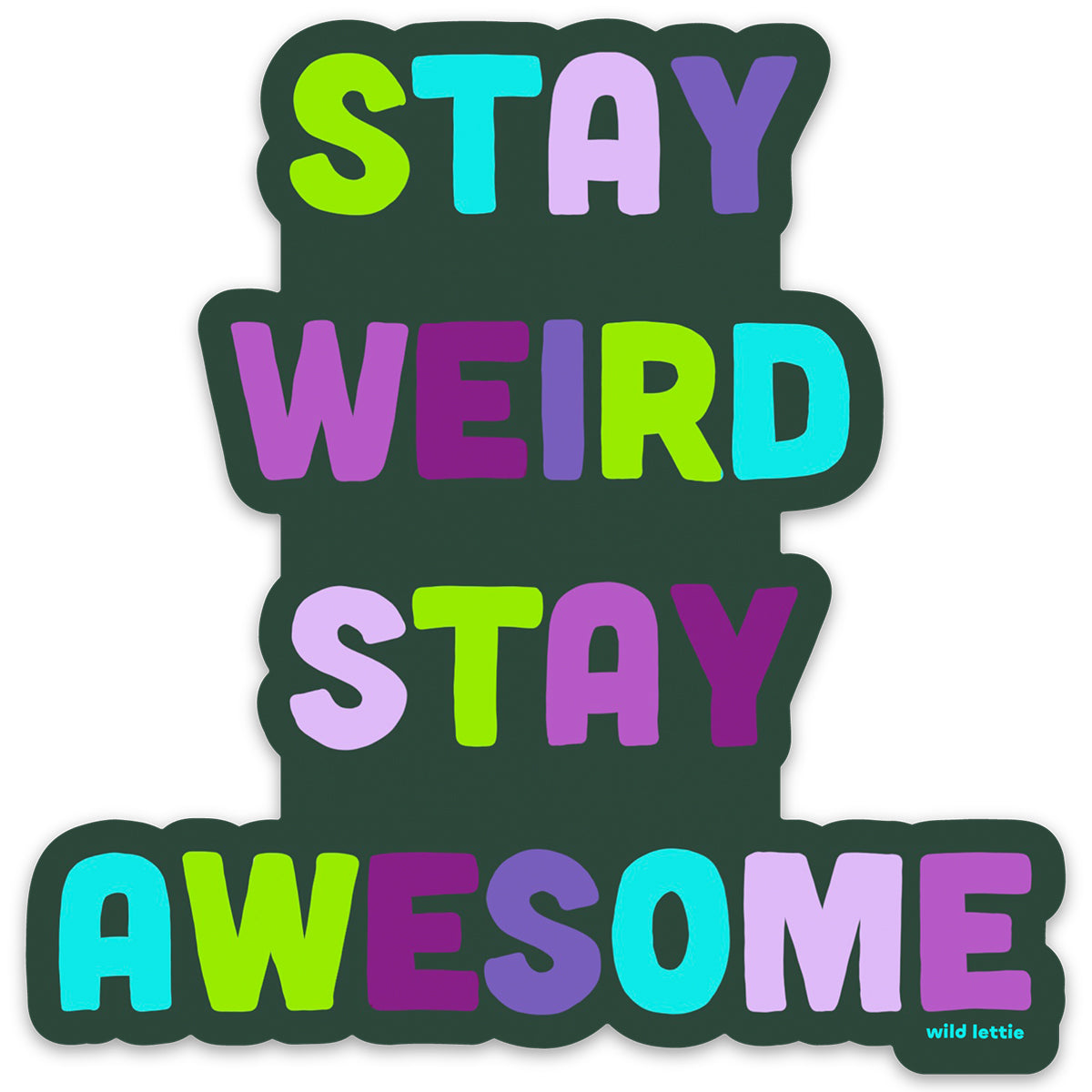 Load image into Gallery viewer, Stay Weird Sticker
