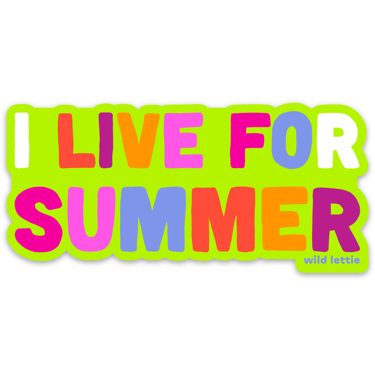 Load image into Gallery viewer, Live for Summer Sticker
