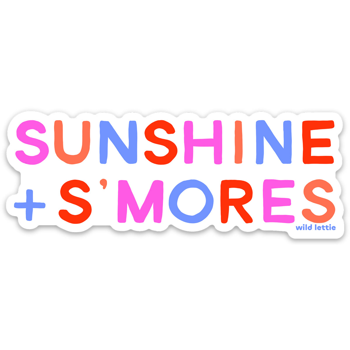Sunshine and S'mores Sticker