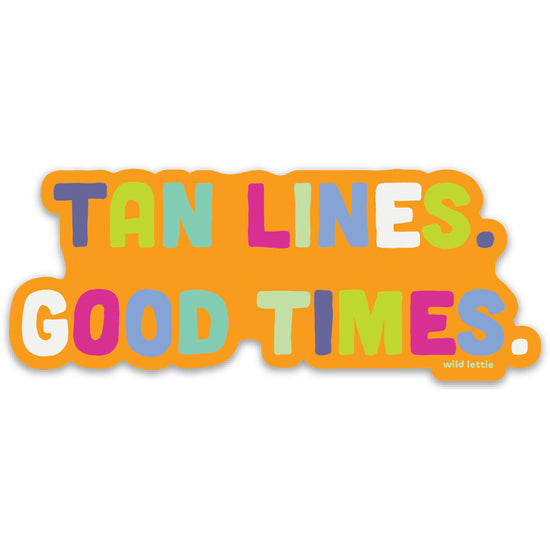 Tan Lines Sticker
