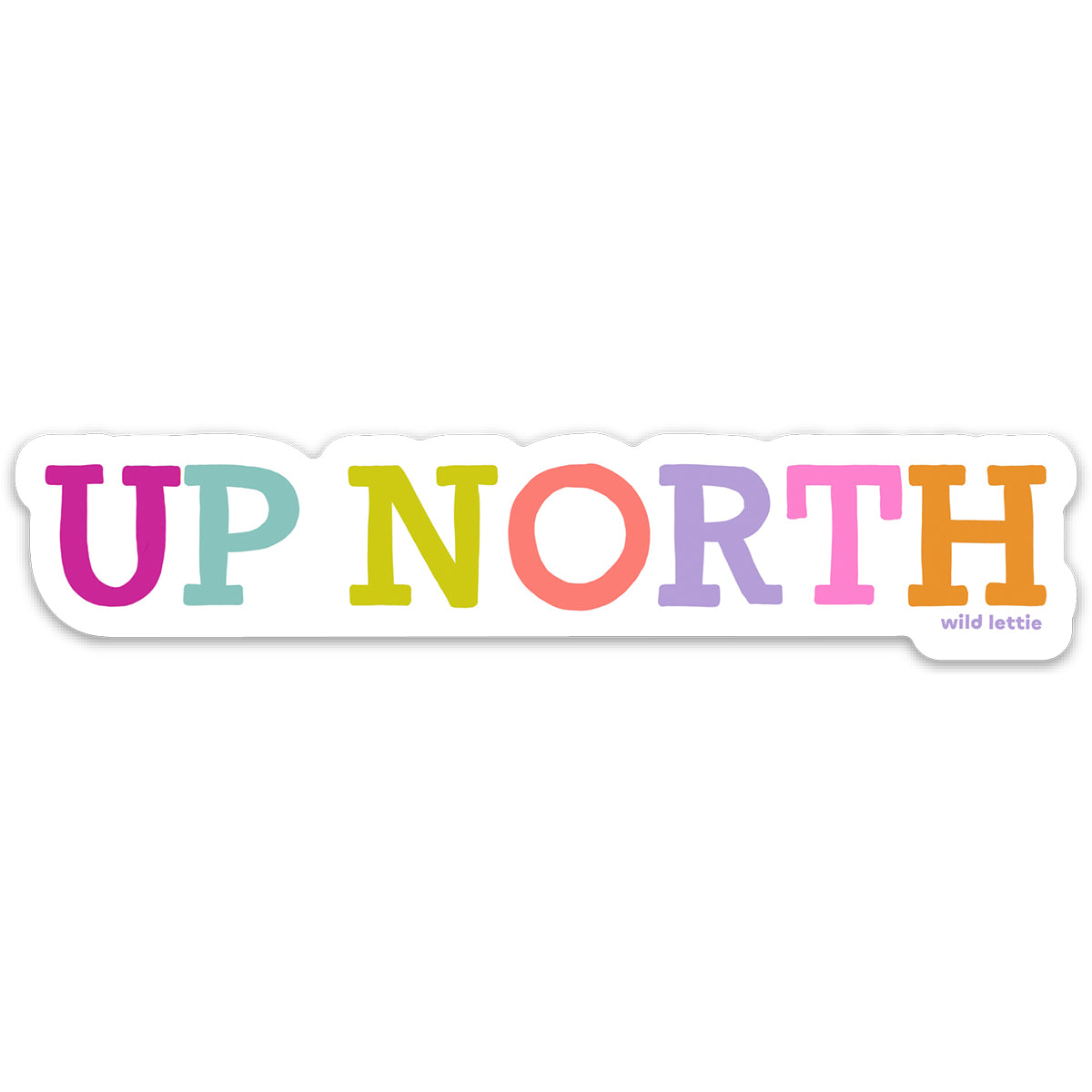 Simple Up North Sticker